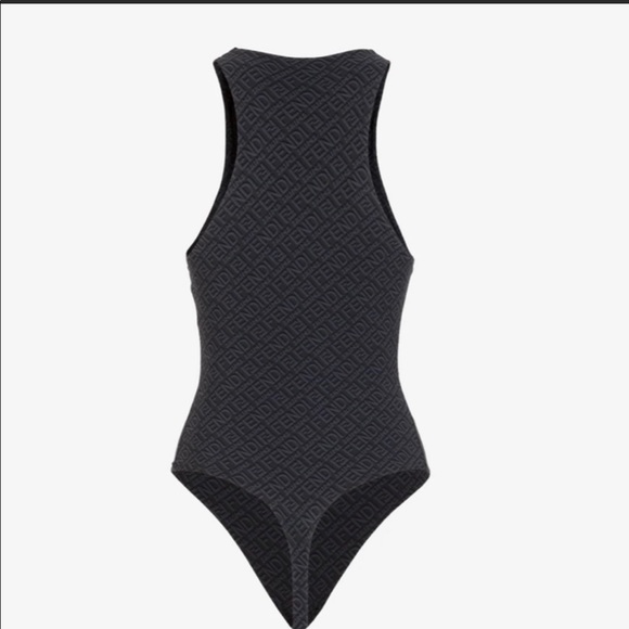 Skimsxfendi black logo bodysuit NWT - Picture 3 of 6